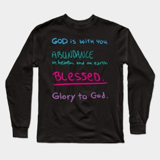 God is with you Long Sleeve T-Shirt